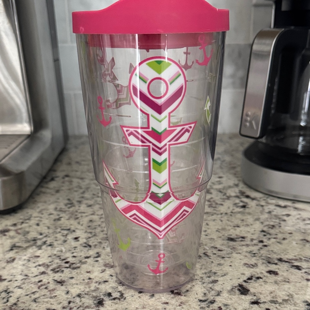 Tervis Pink Anchor Tumbler